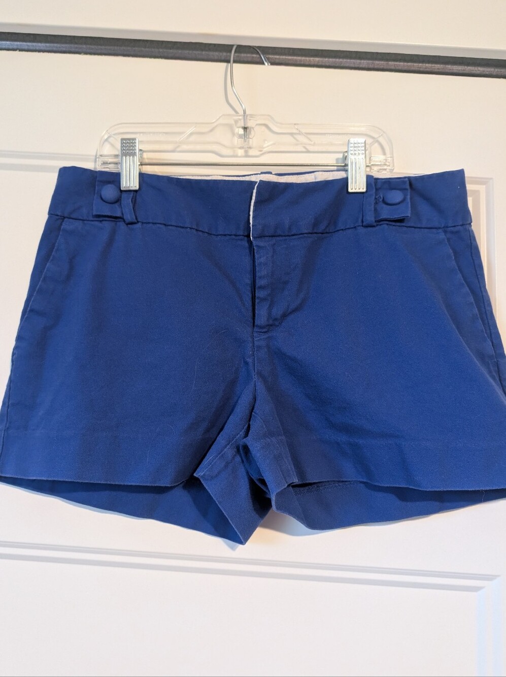 Banana Republic Royal Blue Ryan Fit Cotton Blend Shorts